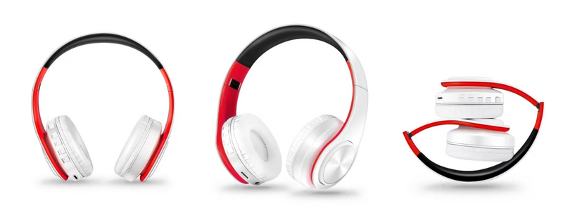 Fones de ouvido. Com Bluetooth, FM, Cartão SD. Aceita Xiaomi, Iphone e Samsung.